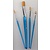 Hobby & Crafting Fun Penselen Set Nylon Plat & Rond 4st