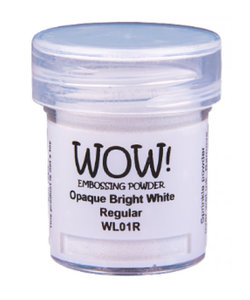 Wow Embossing poeder Opaque Bright White Regular 15ml