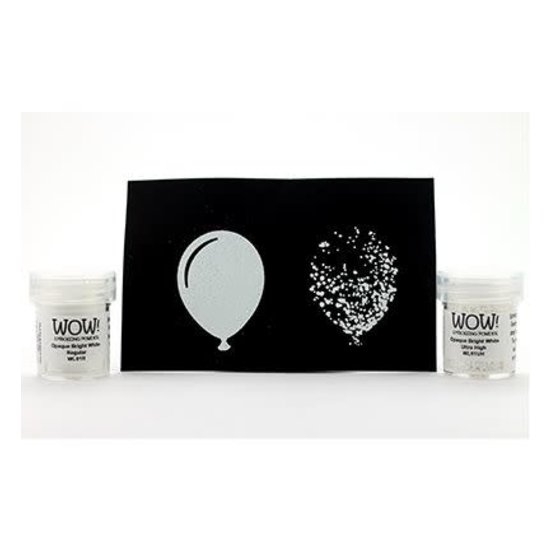 Wow Wow Embossing poeder Opaque Bright White Regular 15ml