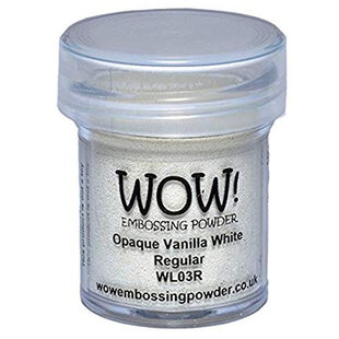 Wow Embossing poeder Opaque Vanilla White Regular 15ml