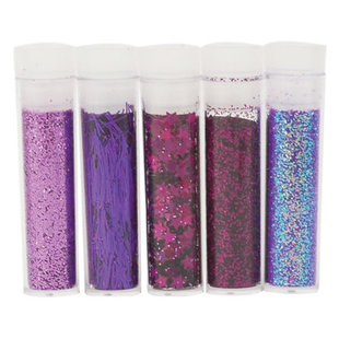 Glitterset assorti Magic, 5 x 1,8 gr.