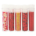 Hobby & Crafting Fun Glitterset assorti Valentine, 5 x 1,8 gr.