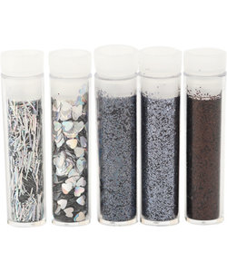 Glitterset assorti Party, 5 x 1,8 gr.