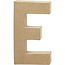 Creotime Papier Mache Letter E 2,5x11,8x20,5cm
