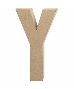 Papier Mache Letter Y 2,5x11,8x20,5cm