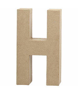 Papier Mache Letter H 2,5x11,8x20,5cm