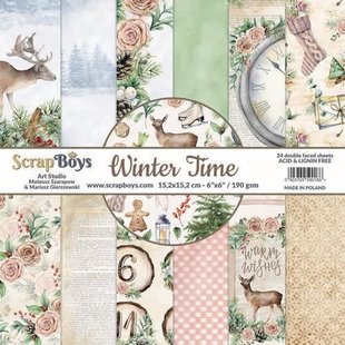 ScrapBoys  Winter Time 30,5x30,5cm  12 double faced sheets