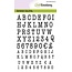 CraftEmotions CraftEmotions Stempel A6 Alfabet Typewriter