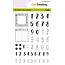CraftEmotions CraftEmotions Stempel Bullet Journal A6 Numbers & Planner 10mm