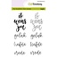 CraftEmotions Craftemotions Stempel Handletter Ik Wens Jou