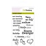 CraftEmotions Craftemotions Clear Stamp Tekst Geboorte