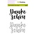 CraftEmotions Craftemotions Clear Stamp Handletter Danke Schon
