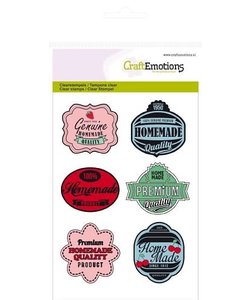 Craftemotions Clear Stamp Kitchen Labels