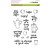 CraftEmotions CraftEmotions clearstamp Handletter Coffee please