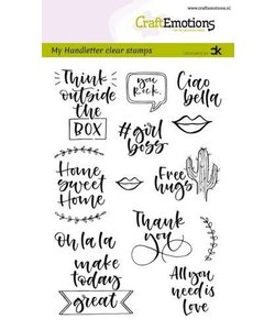 CraftEmotions Stempel Handletter Quotes nr. 2