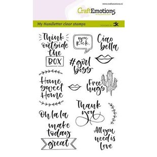 CraftEmotions Stempel Handletter Quotes nr. 2