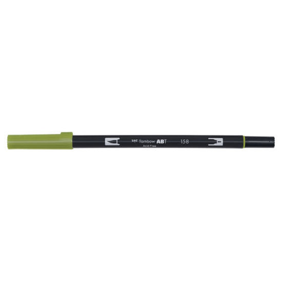 Tombow Tombow Dual Brush Pen Dark Olive