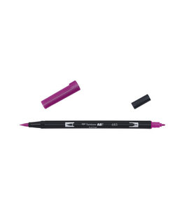 Tombow Dual Brush Pen Deep Magenta