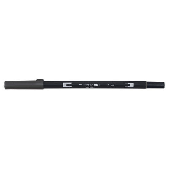 Tombow Tombow Dual Brush Pen Lamp Black
