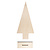 Rayher Houten Kerstboom  h: 49.3cm b: 22.5cm