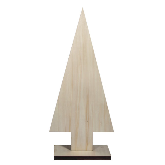 Rayher Houten Kerstboom  h: 49.3cm b: 22.5cm