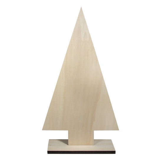 Rayher Houten Kerstboom  h: 61cm b: 34.5cm