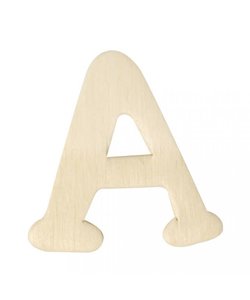 Houten Letter A 0,3x4cm