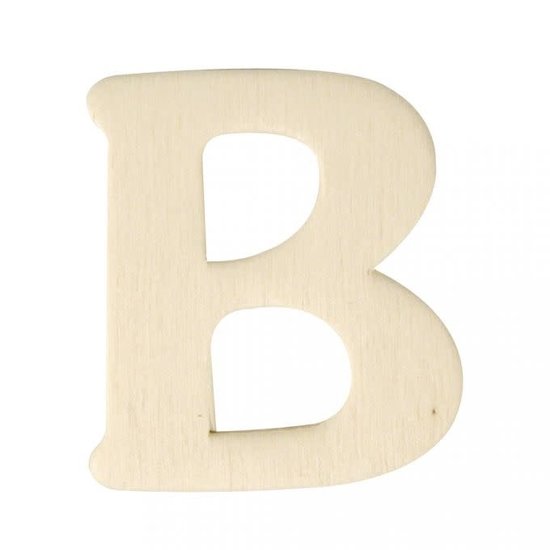 Rayher Houten Letter B 0,3x4cm