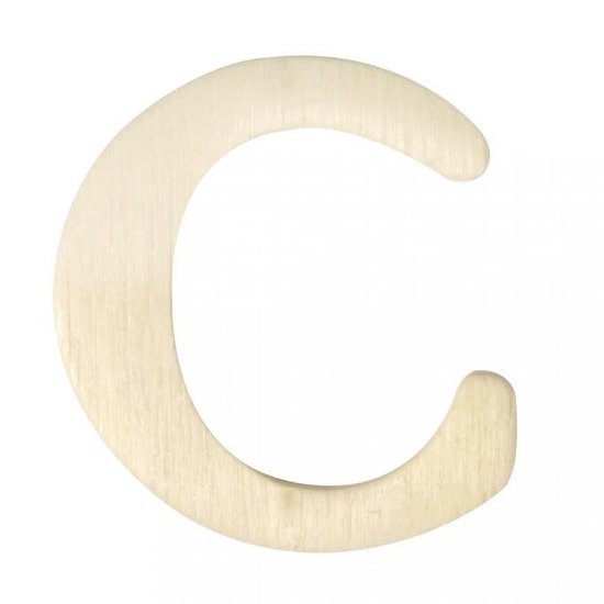 Rayher Houten Letter C 0,3x4cm