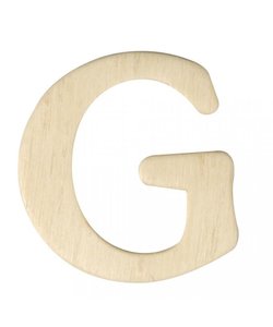 Houten Letter G 0,3x4cm