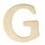 Rayher Houten Letter G 0,3x4cm