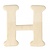 Rayher Houten Letter H 0,3x4cm