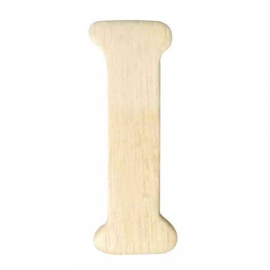 Rayher Houten Letter I 0,3x4cm