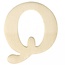 Rayher Houten Letter Q 0,3x4cm