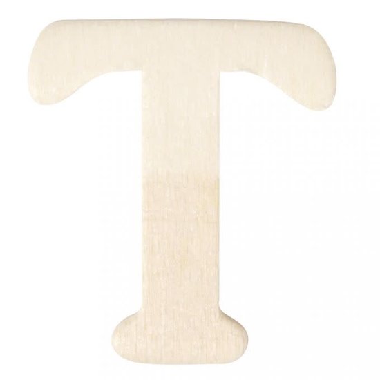 Rayher Houten Letter T 0,3x4cm