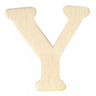 Houten Letter Y 0,3x4cm