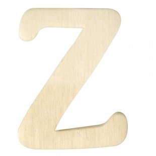 Houten Letter Z 0,3x4cm