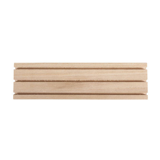 Rayher Houten staander strip 3 sleufs 18x5cm.