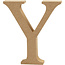 CREA MDF letter/teken, 13 cm. letter Y