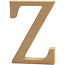 CREA MDF letter/teken, 13 cm. letter Z