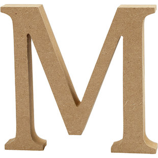 MDF Letter M 1,5x8cm