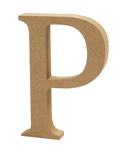 MDF Letter P 1,5x8cm