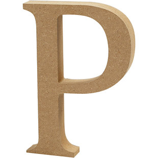 MDF Letter P 1,5x8cm