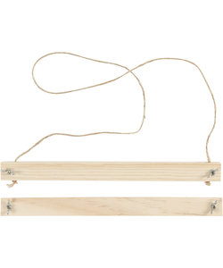 Houten Poster hanger A4  b:25cm h:2cm