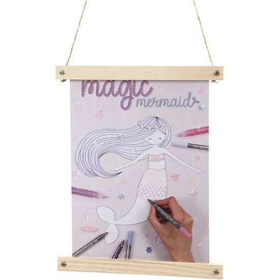 Creotime Houten Poster hanger A4  b:25cm h:2cm