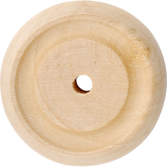 Creotime Wiel, afm 30 x10 mm, gatgrootte 3 mm, grenen