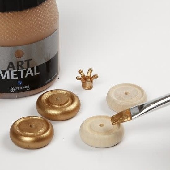 Creotime Wiel, afm 43 x 11 mm, gatgrootte 3 mm, grenen