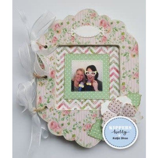 CREA MDF Scrap Book A6 2mm Frame 4pagina's