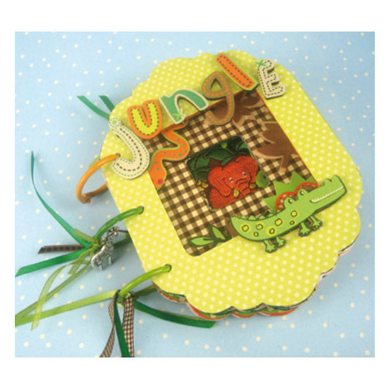 CREA MDF Scrap Book A6 2mm Frame 4pagina's