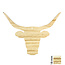 Pronty Houten Deco Bull / Stier 377x280x18mm